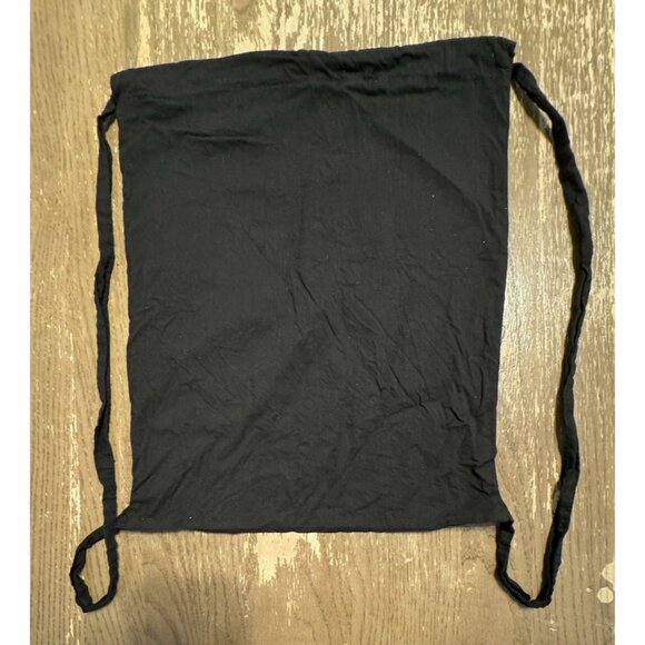 John Varvatos Drawstring Cotton USA Black Men's Tote Backpack Dust Cover - Picture 6 of 6